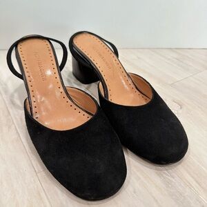 Alexa Wagner Slip-on Slingback Block Heels